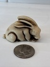 Resin Netsuke Style Rabbit Bunny Figurine