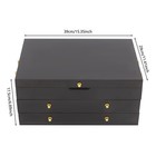 Wooden Silverware Chest Silverware Storage Box Silverware Case W  Handle Sale