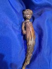 Antique Large Solid Brass Victorian Door Handle Cherub angel 12    Salvage 