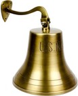 9  Brass Us Navy Ship Bell - Nautical Replica