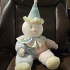 Vintage Eden Pastel Clown Plush With Mouse Rattle