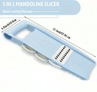 1 Set 5-in-1 Vegetable Slicer   Grater - Multifunctional Kitchen Tool - New