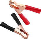 10 Pack 50a Insulated Alligator Clips Heavy Duty Battery Clamps Black And Red