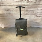 Bagaggio Black Hard Shell Scooter Carry-on Roller Luggage