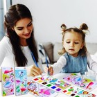 Junqiu 4-pack Mess-free Paint With Water Books  Arts   Crafts For Kids 4-8