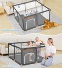 Dripex Baby Playpen  48   48  Play Pen For Babies And Toddlers