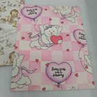 Vtg Gift Wrap Wrapping Paper Sheets Sampler Christmas Birthday Baby Shower Lot