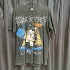 Vintage 00s Cradle Of Filth Band T-shirt Size L Black Metal Tee Rare