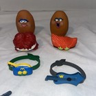 Vtg Lot Mcdonalds Mcnugget Buddies Happy Meal Toys Chicken Nuggets 1988