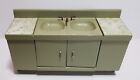 Vintage Hall s Lifetime Toys - Wooden Dollhouse Kitchen Furniture sink   Oven 