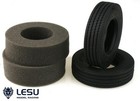Us Stock Lesu Rubber Tires For 1 14 Rc Tractor Truck Tamiya Diy Car Model Parts