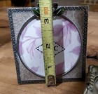 Lot Of 3 Vintage Mini Picture Frames Silver And Gold
