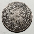 1916 Netherlands 2 1 2 Cents - Bronze Coin - Dutch - Europe - World Coin