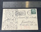 Wwii German Reich Postcard Rppc House Villa K  nigswinter 1937 W Stamp