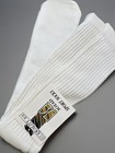 Vtg Tube Socks 27  Soyad Knee High Acrylic Blend Usa 10-15 Sports Nos 80s White