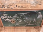 Libbey Clear Glass Pig Went To Market 5 Gallon Jar Piggy Bank W  Box Free Ship