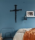 Wall Cross Jesus Crosses Wall Decor Religious Metal Wall Art Minimalist Decor   