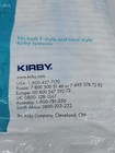 Kirby 6 Pack F   Twist Style Micron Magic Plus Hepa Vacuum Filter Bag 204811 New