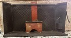 Antique Tin Nuremberg Style Kitchen Room Box German Embossed W  Water Pump