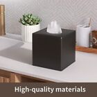 Square Tissue Box Cover Facial Paper Holder For Bathroom Vanity Countertop