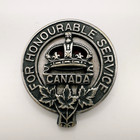 Wwi Canada For Honourable Service Pin 590 - Caron Bros  Montreal Antique Metal