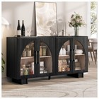63    Sideboard Buffet Cabinet With Storage For Dining Room black