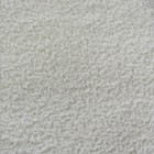 1 4 Yd Vis1 scm White Intercal 6mm Med  Dense Curly Matted German Viscose Fabric