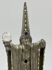 Spoontiques Pewter Wizard Figurine W  Crystal Ball   Gems Hmr1518 Mythical Coll 