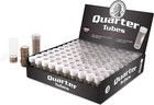 Quarter Coin Storage Tubes - 100 Ct   Archival Quality Plastic Coin Holders     