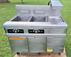 Frymaster Double Fryer Model   Fmph255sc  Natural Gas  Filtration  Xtra Clean