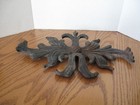 Antique Vintage Cast Iron Fence   Gate Topper Decoration 10  X 6 1 4  Metal
