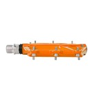 Ozark Trail Aluminum Mountain Bicycle Pedals  Compact And Durable  Orange