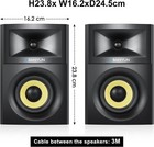 Sanyun Sw205 80w 4    Powered Bookshelf Speakers Bluetooth  Optical  Remote Black