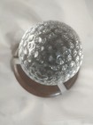 Signed Waterford Crystal Golf Ball 2 1 2  Paperweight Decorative Pre-owned 
