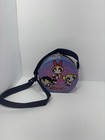 Powerpuff Girls Vintage Round Metal Tin Lunch Box Purse Shoulder Strap Y2k