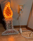 Vintage 17  X 10  Holographic Candle  Motion Lights