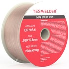 Er70s-6 Mig Solid Wire  023  030  035 2 10 44lb Carbon Steel Spool Welding