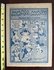 Mika Mis  mickey Mouse   82 - 1937 - Extremely Rare Giant Comic Book Yugoslavia
