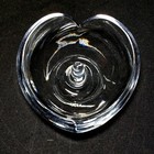 Nambe  Heart Ring Holder  Lead Crystal  Love  2 1 4   Made In Germany