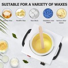 Wax Warmer Kit For Hair Removal  Professional Waxing Kit With 50pcs Waxing St   