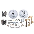 Deluxe Disc Brake Kit Drilled slotted For Chevy Bel Air 150 210 Impala 1955-1964