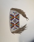 Vintage Native American Beaded Arm Band Cuff Bracelet Rainbow Vtg   Antique