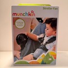 Munchkin Stroller Fan New Colored Led Lights 4 Speed Rechargeable 8 Hr Battery