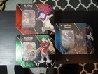 Pokemon Tcg Divergent Powers Tin 6 Case Sealed  Decidueye Samurot Typhlosion