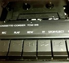Sony Tcm-818 Cassette Player Recorder W  Power Cord Vintage Tested Working