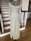 Vintage Heirloom Pristine Condition Size 6-ish Wedding Gown With Train
