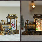 Led Christmas Snow Globe Lighted Lantern Water Train Party Decor Decorations