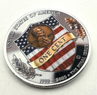 The Last Cent Tribute Rip 116 Years Philadelphia Penny  2d Flat  Coin Medal D29