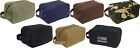 Rothco Travel Toiletry Bag Cotton Canvas Zipper Compact Portable Dopp Bag