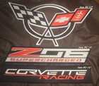 Corvette Racing Team For Racing Jacket 4 5  Supercharged Z06 Iron-on Logo Patch
